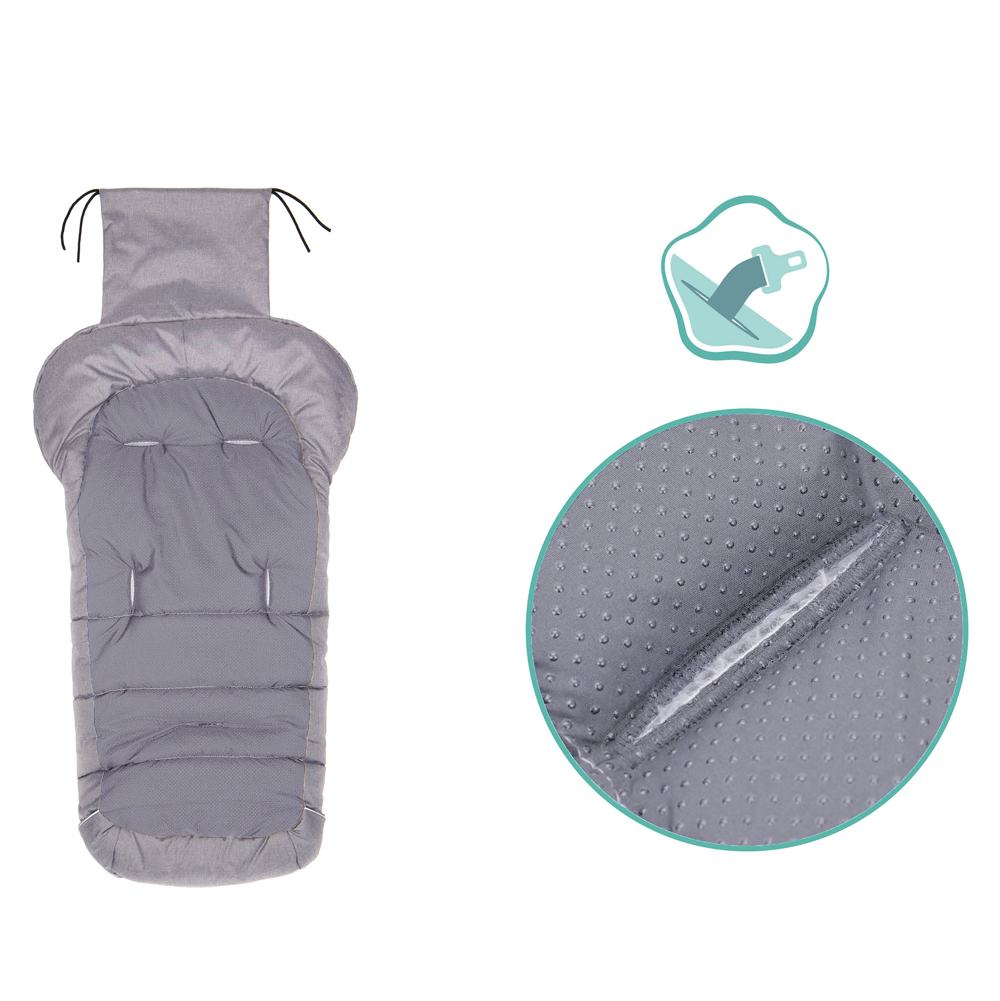 Fußsäcke & Decken, LITTLE ONE, Grau – Produktansicht