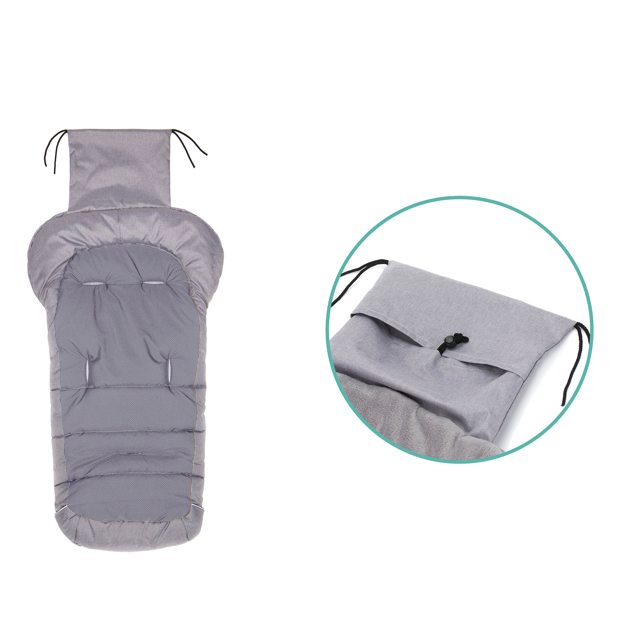 Fußsäcke & Decken, LITTLE ONE, Grau – Produktansicht