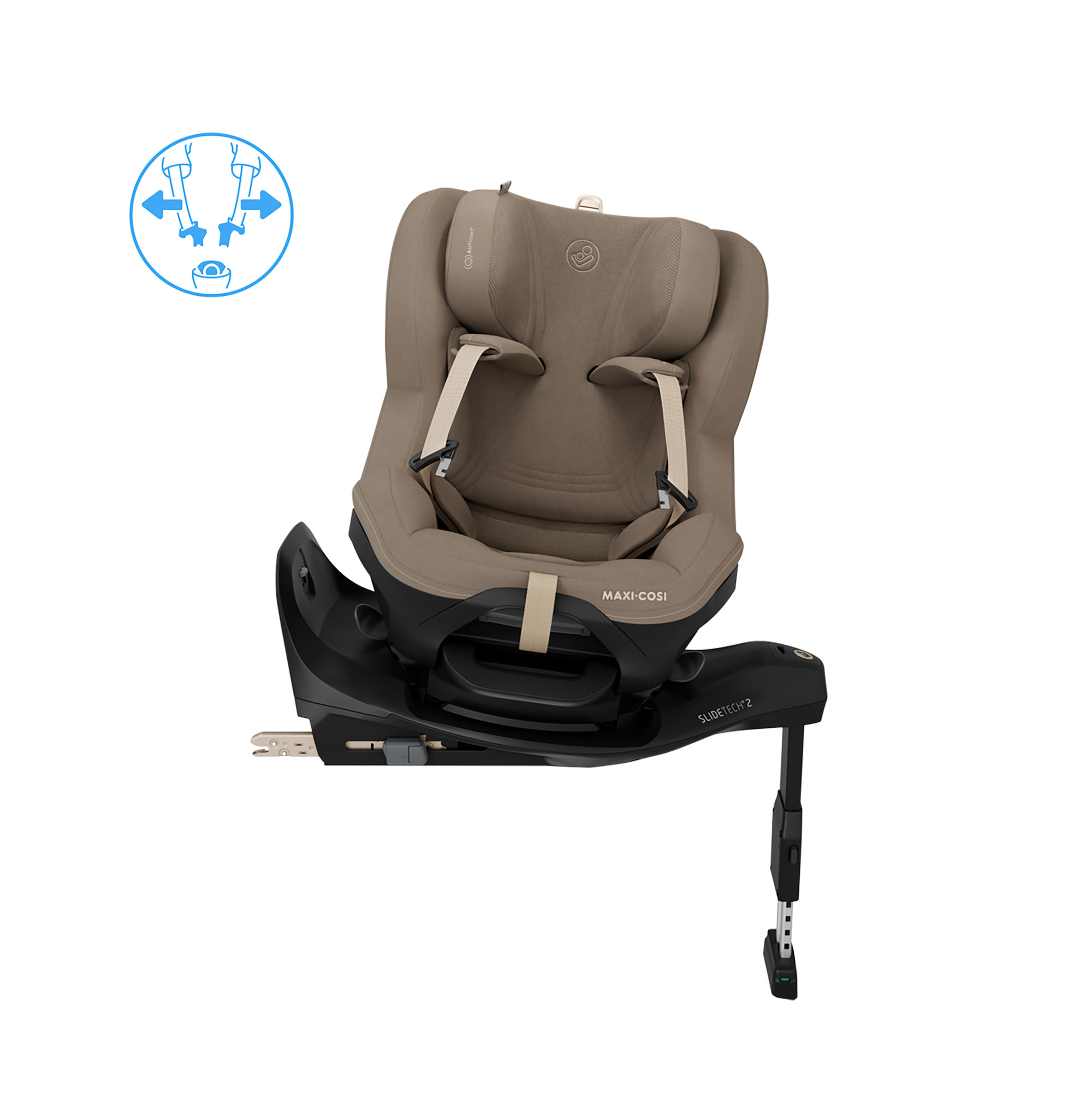 Reboarder 0-18 kg, Gruppe 0+/1, MAXI-COSI Premium, Beige – Produktansicht