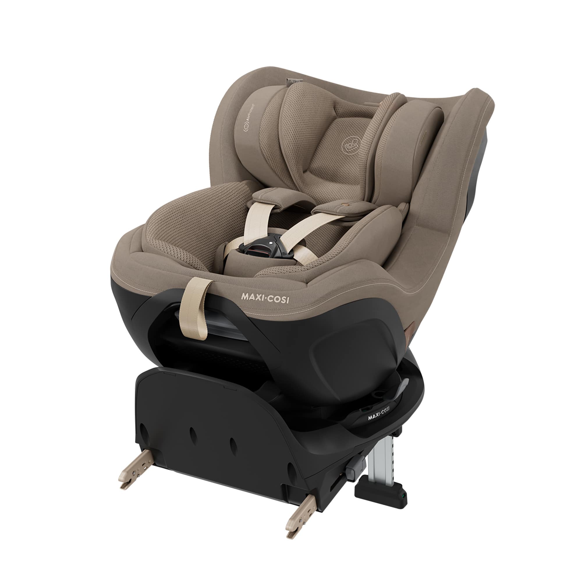 Reboarder 0-18 kg, Gruppe 0+/1, MAXI-COSI Premium, Beige – Besonderheit: Easy in, easy out mit SLIDETECH®2 - Technologie - der Sitz lässt sich bis zu 27 cm herausziehen
