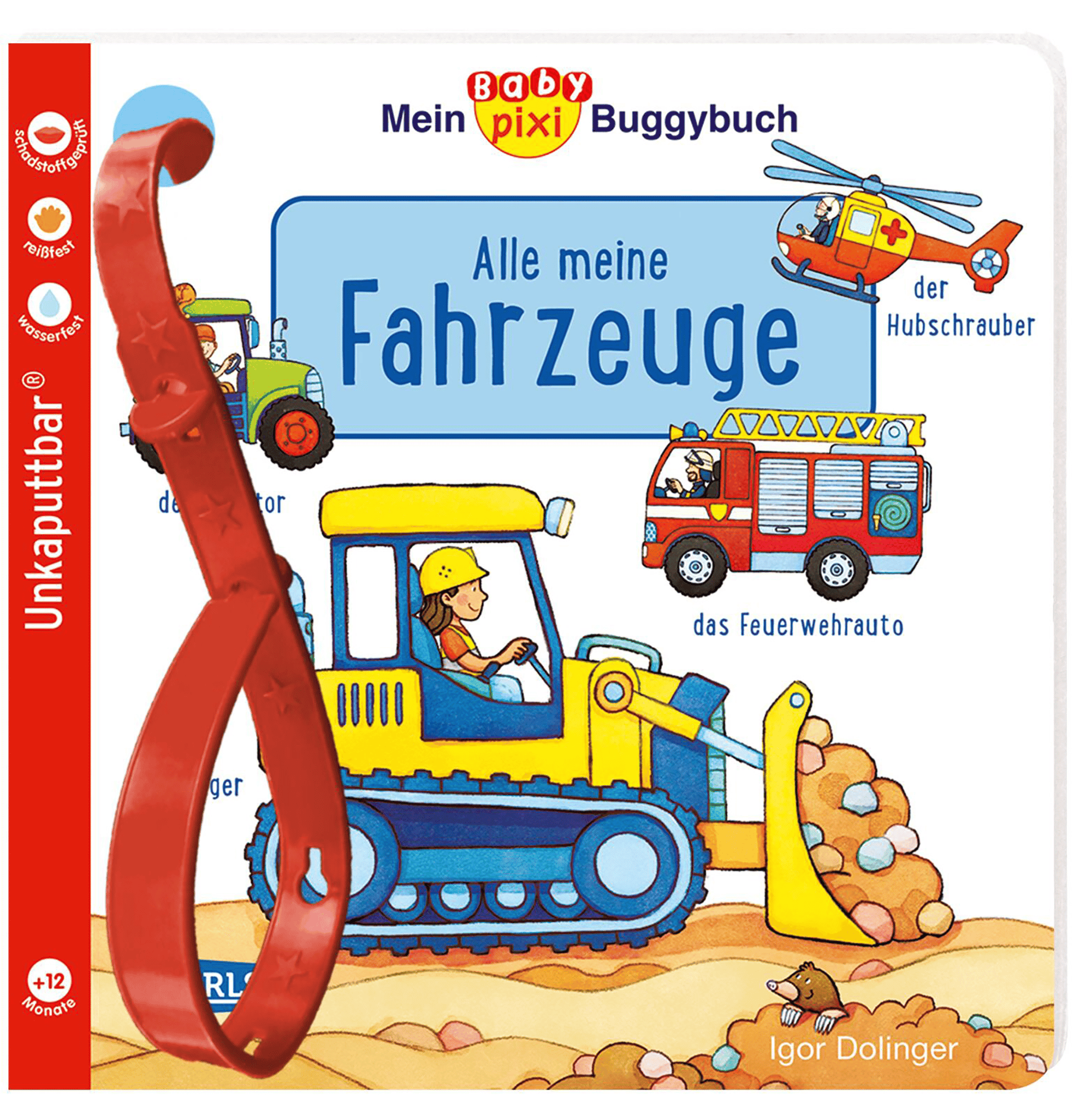 Baby Pixi Buggybuch (unkaputtbar) 134: Alle meine Fahrzeuge CARLSEN 2000584911707 1