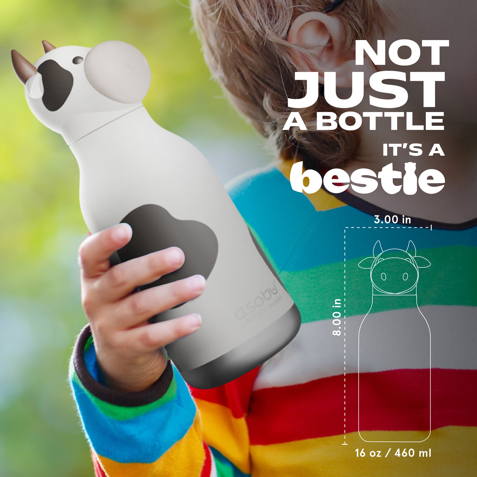 Thermoflaschen, ASOBU, Weiß – Besonderheit: BPA-frei, auslaufsicher & kinderleicht zu bedienen