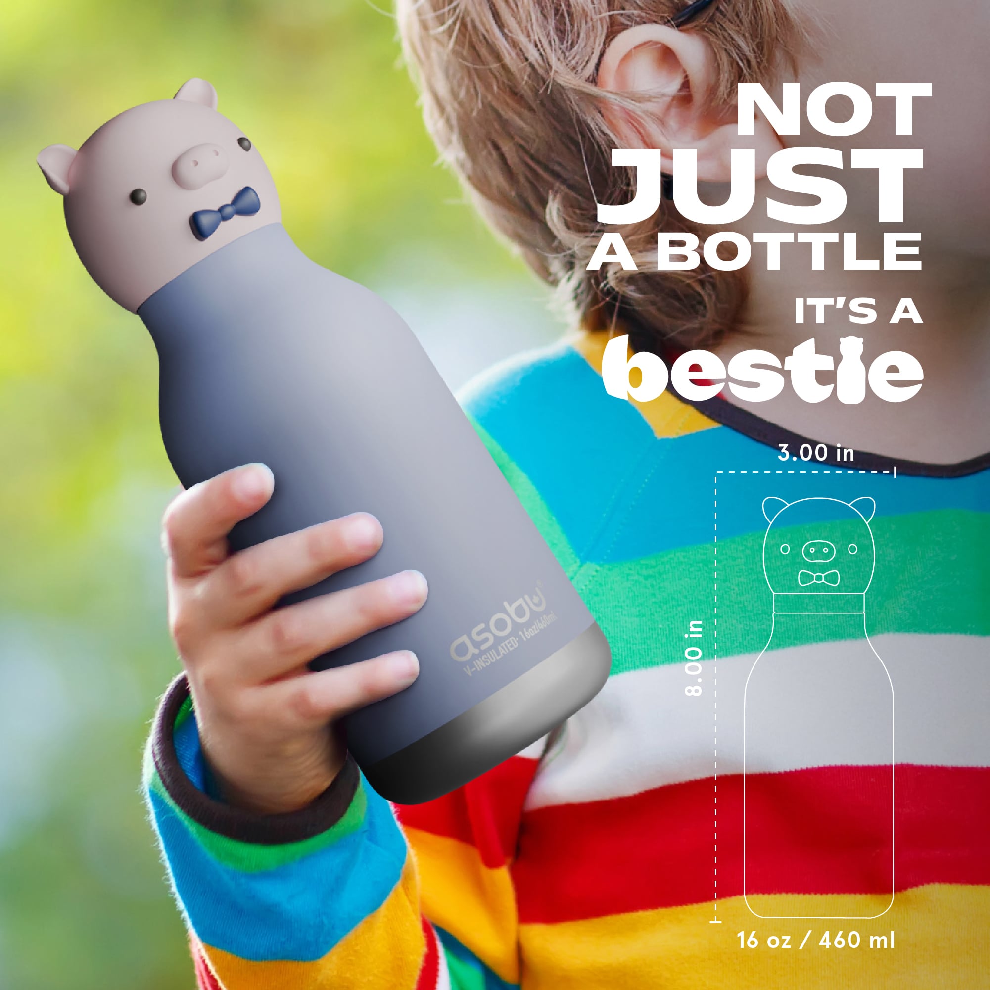 Thermoflaschen, ASOBU, Pink – Besonderheit: BPA-frei, auslaufsicher & kinderleicht zu bedienen