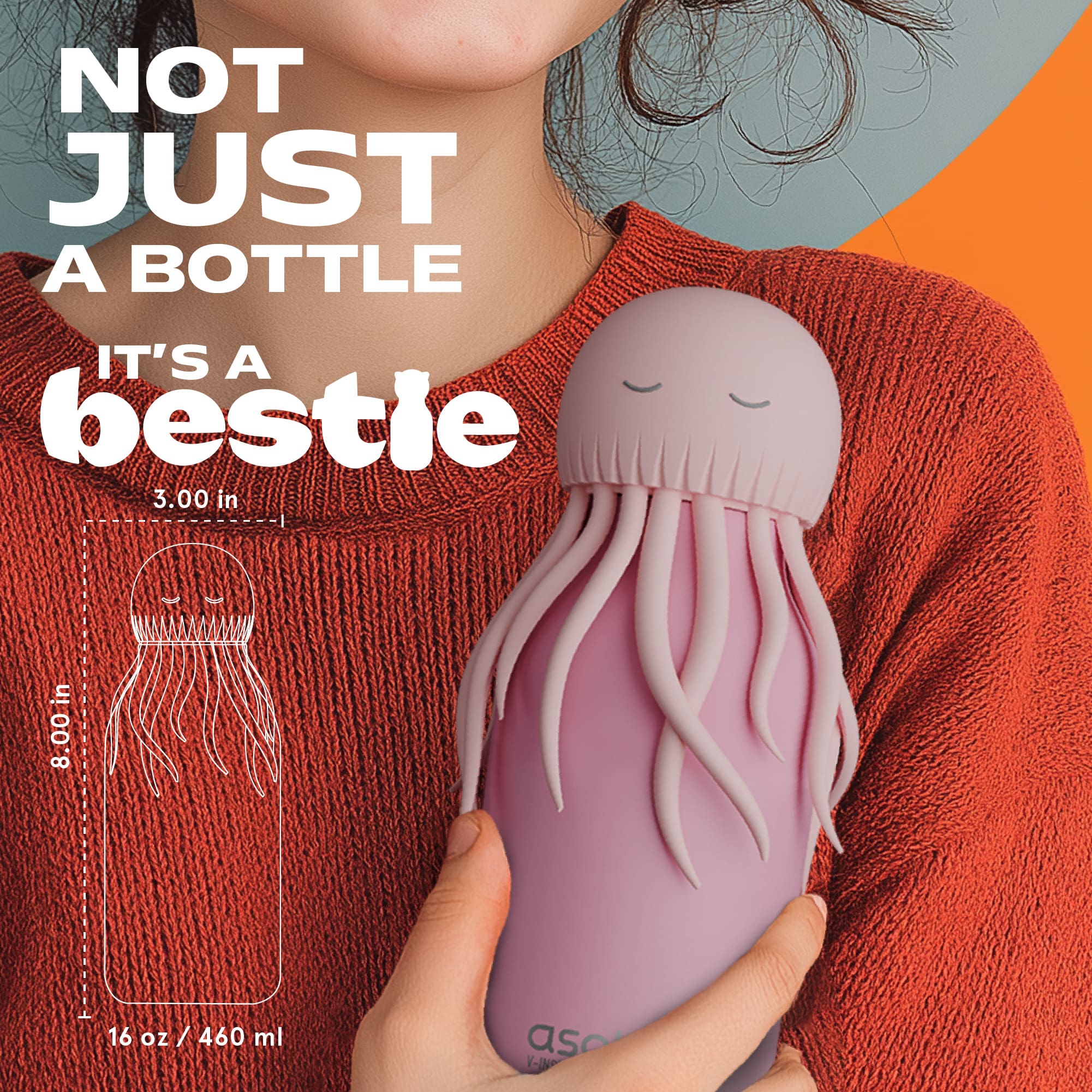 Thermoflaschen, ASOBU, Pink – Besonderheit: BPA-frei, auslaufsicher & kinderleicht zu bedienen