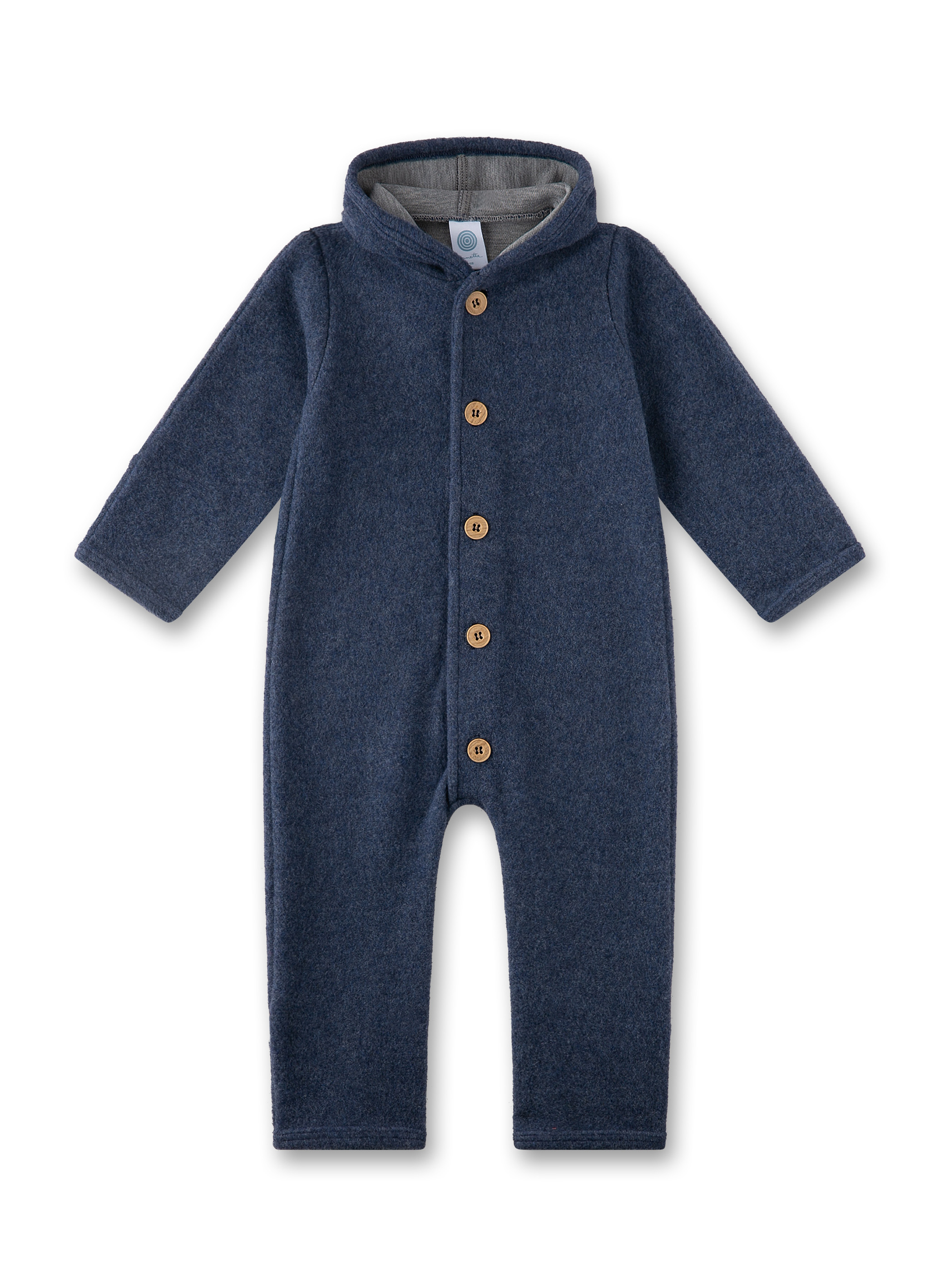 Wollwalk Overalls, Sanetta, Blau – Besonderheit: aus 40% Wolle