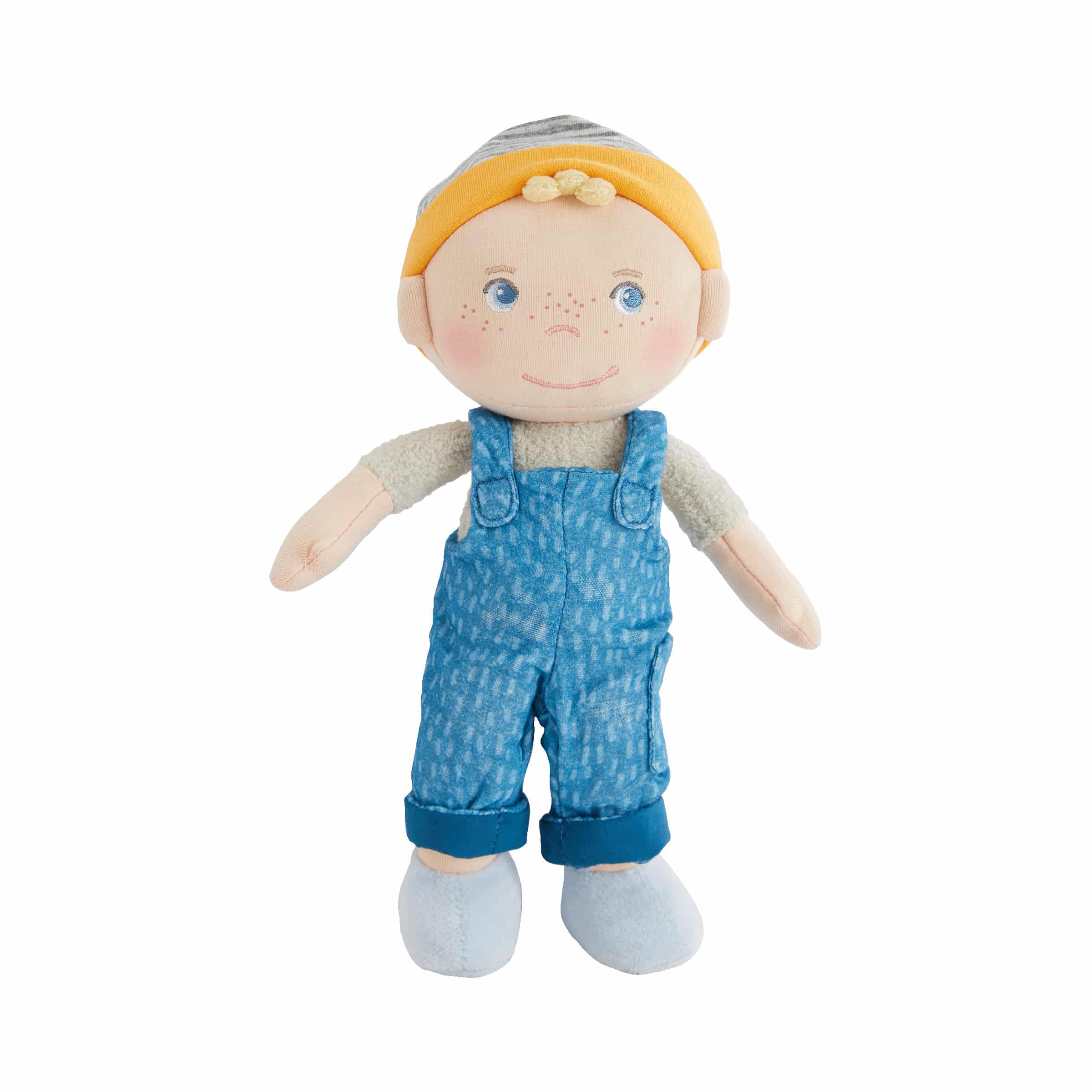 Puppen & Puppenwagen, HABA, Blau – Besonderheit: niedliche Stoffpuppe für Kinder ab ca. 6 Monaten