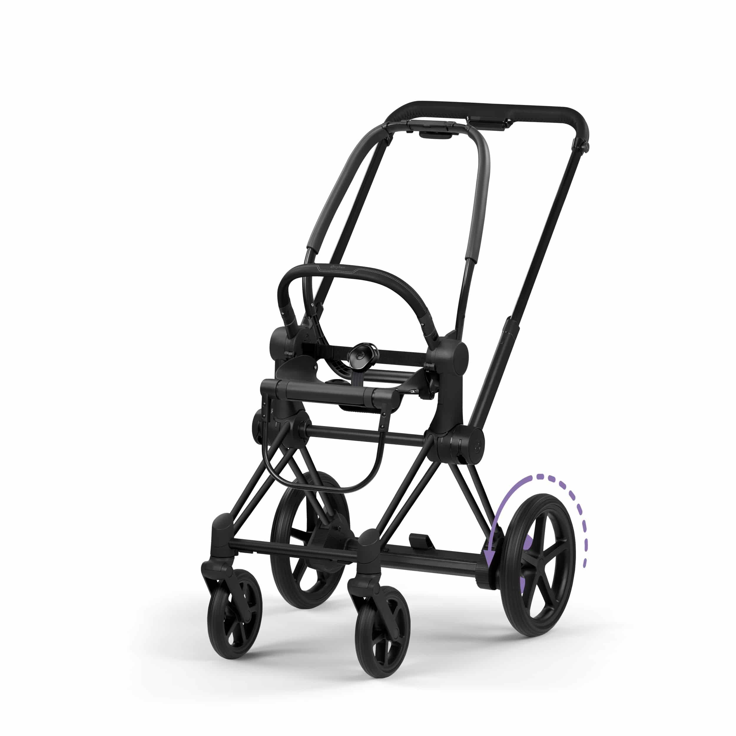 Kombi-Kinderwagen, cybex PLATINUM, Schwarz – Produktansicht