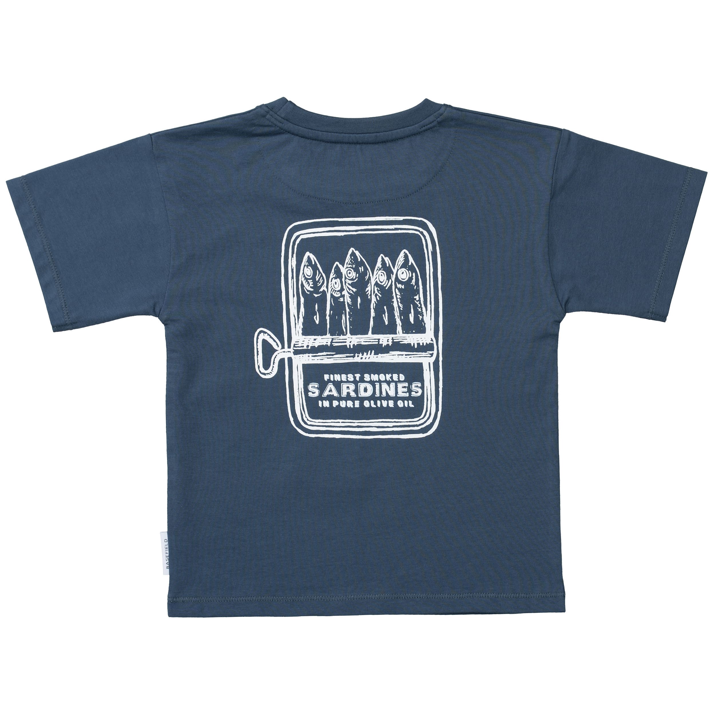 Kurzarmshirts, BASEFIELD, Blau – Produktansicht