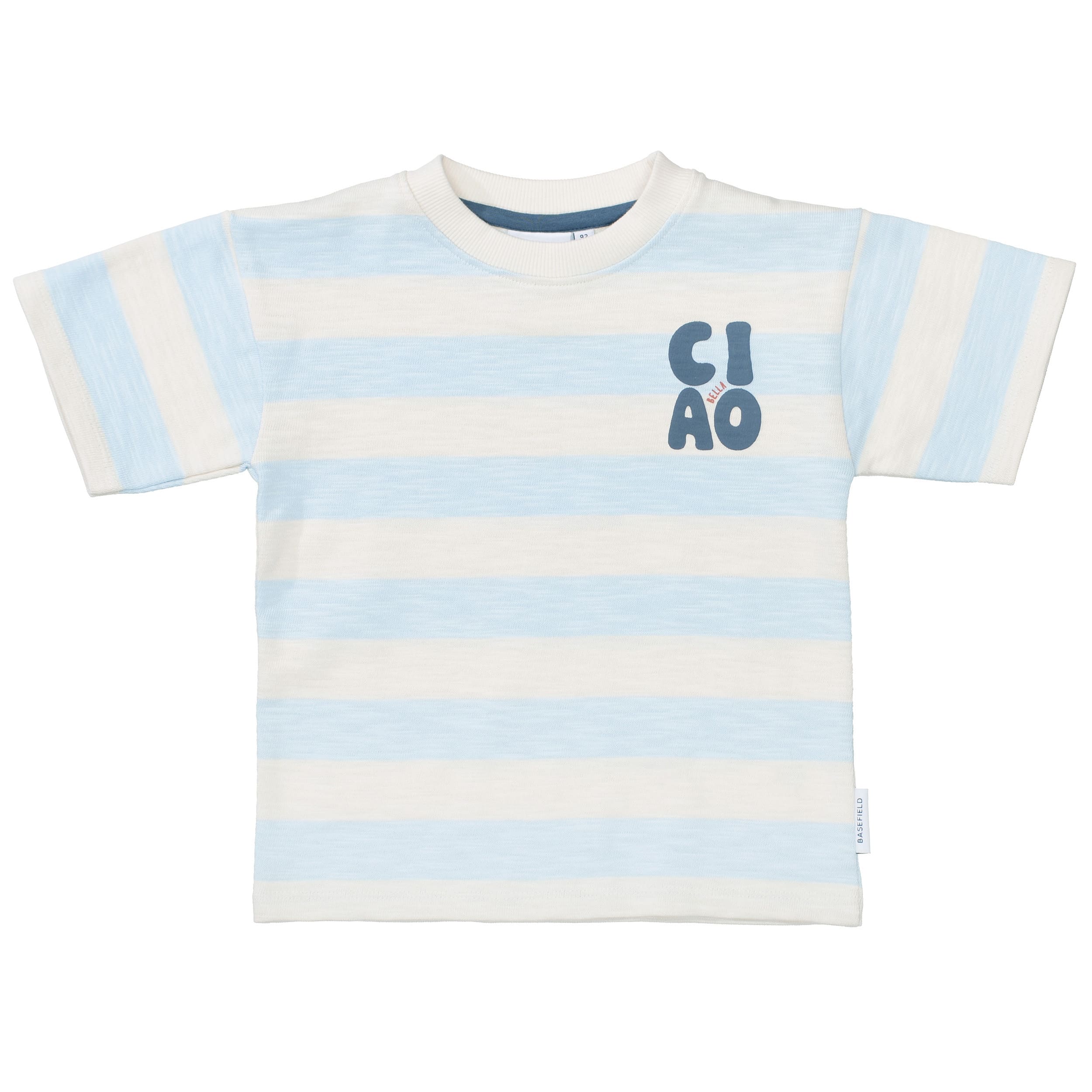 Kurzarmshirts, BASEFIELD, Weiß – Produktansicht