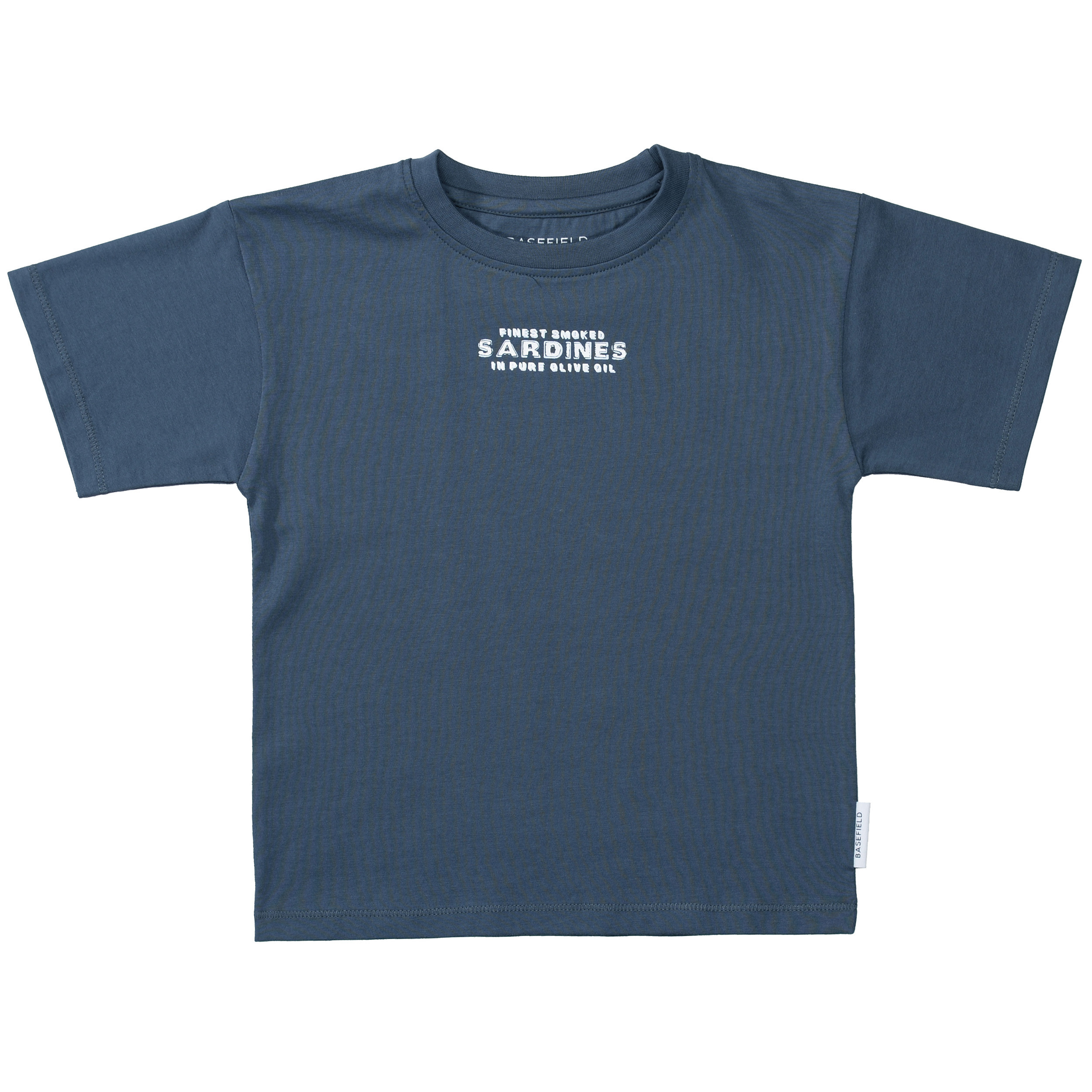 Kurzarmshirts, BASEFIELD, Blau – Produktansicht