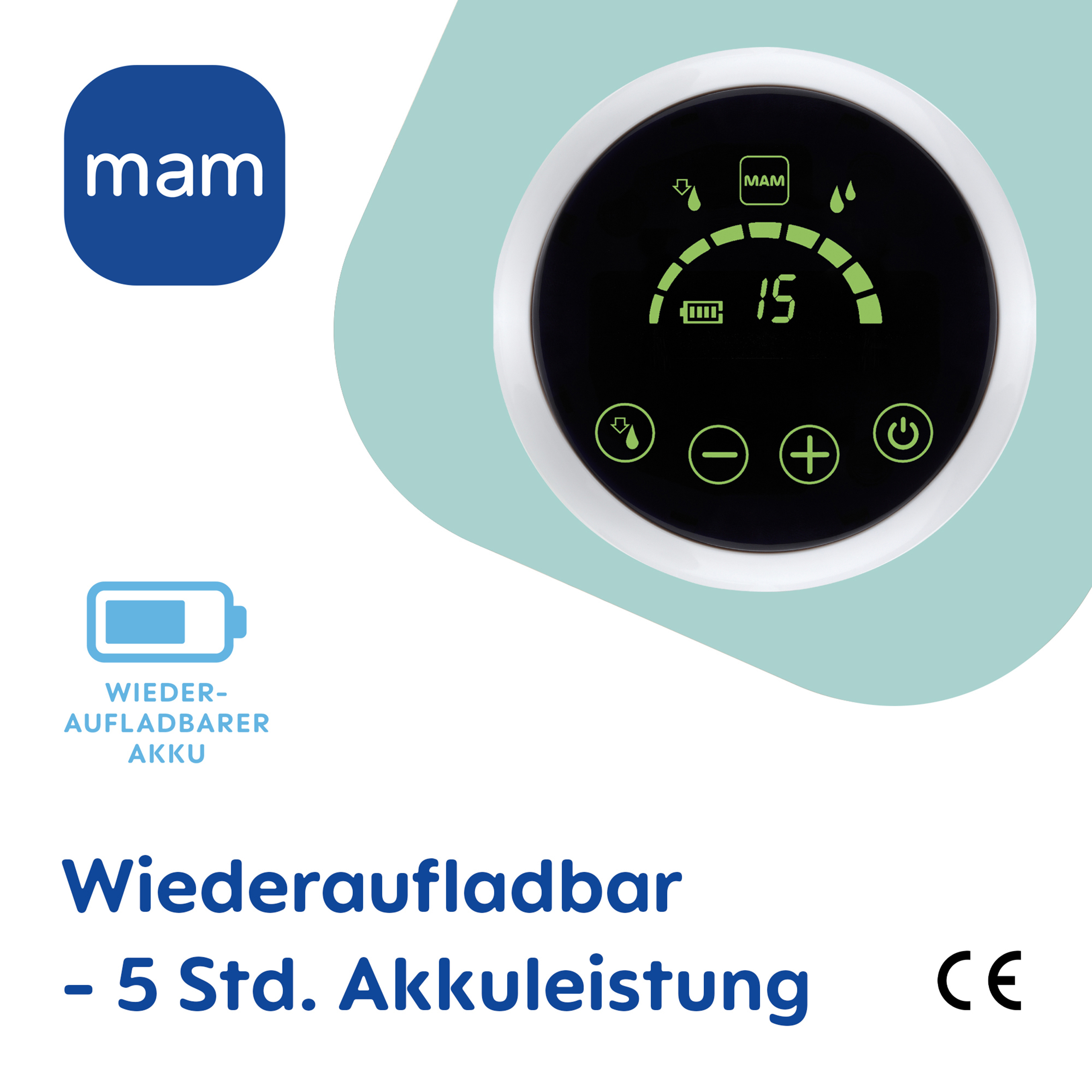 Milchpumpen, MAM, Grün – Produktansicht