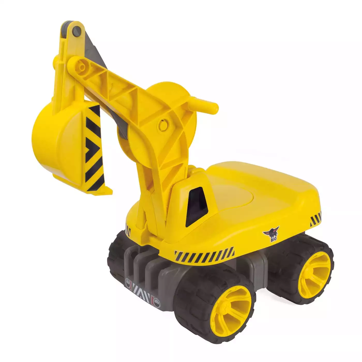 Gartenspielzeug, BIG, Gelb – Besonderheit: mit voll beweglichem Baggerarm