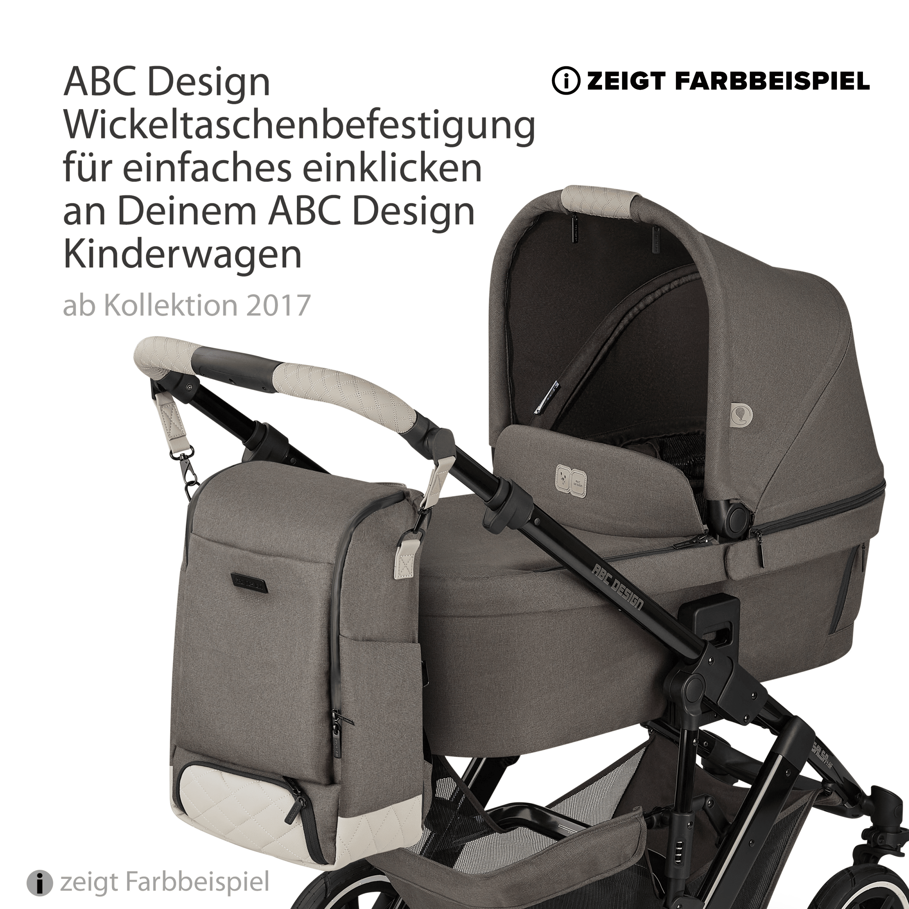 Wickelrucksäcke, ABC DESIGN, Grün – Produktansicht