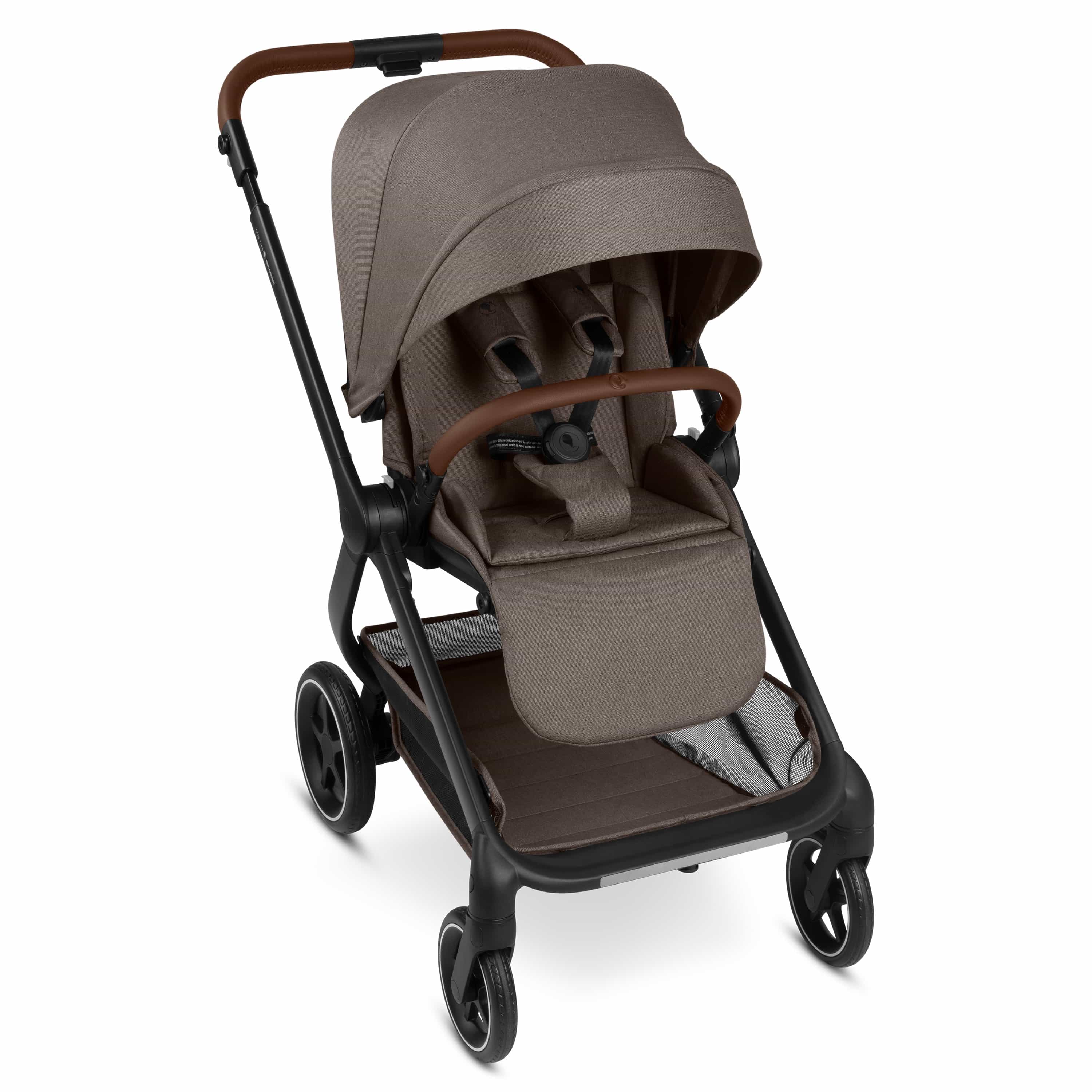 Kombi-Kinderwagen, ABC DESIGN, Beige – Besonderheit: Set bestehend aus Rahmen, Babywanne und Sportsitz sowie Adaptern für den (separat erhältlichen) Maxi-Cosi Tulip Autositz