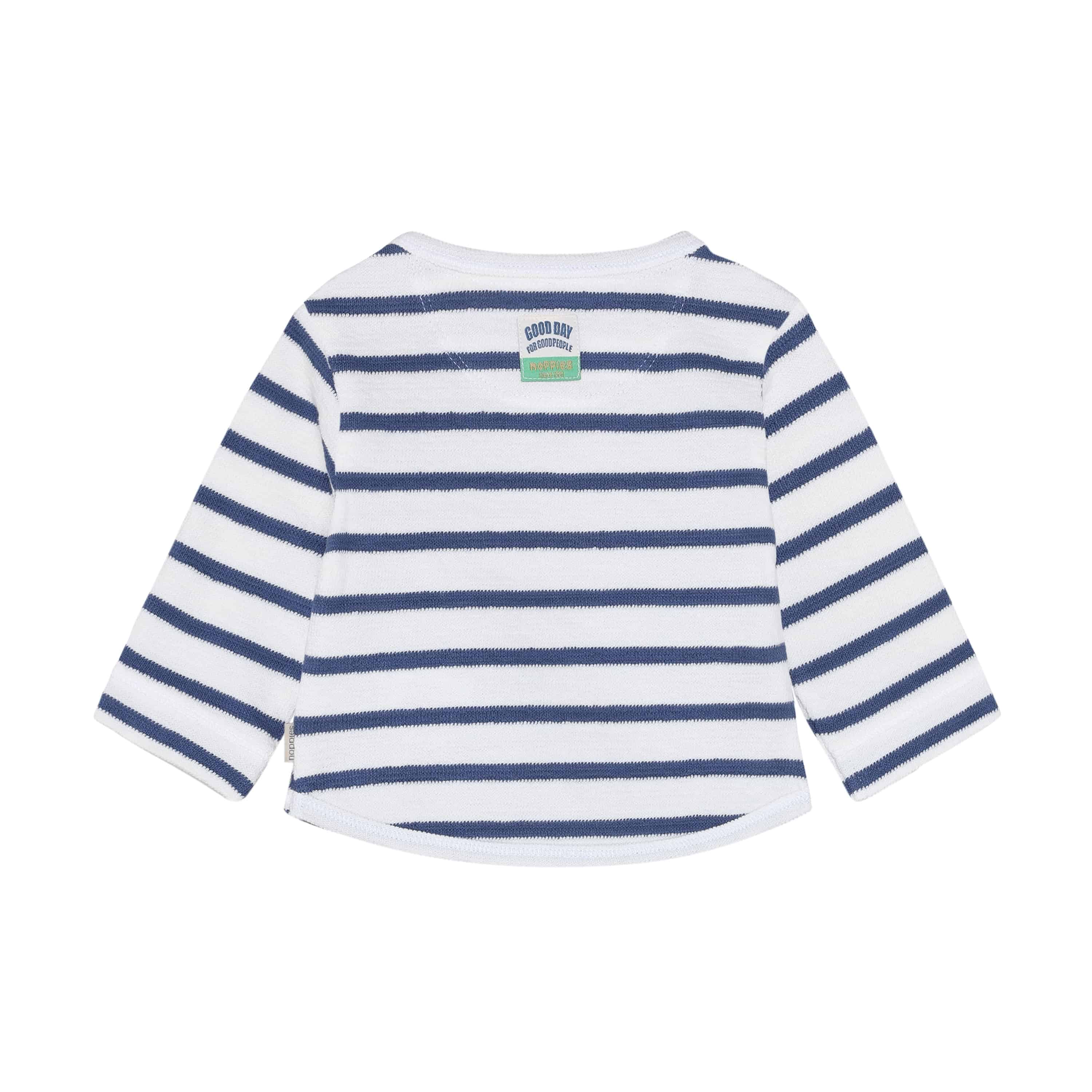 Langarmshirts, noppies, Blau – Besonderheit: aus 100% Bio-Baumwolle