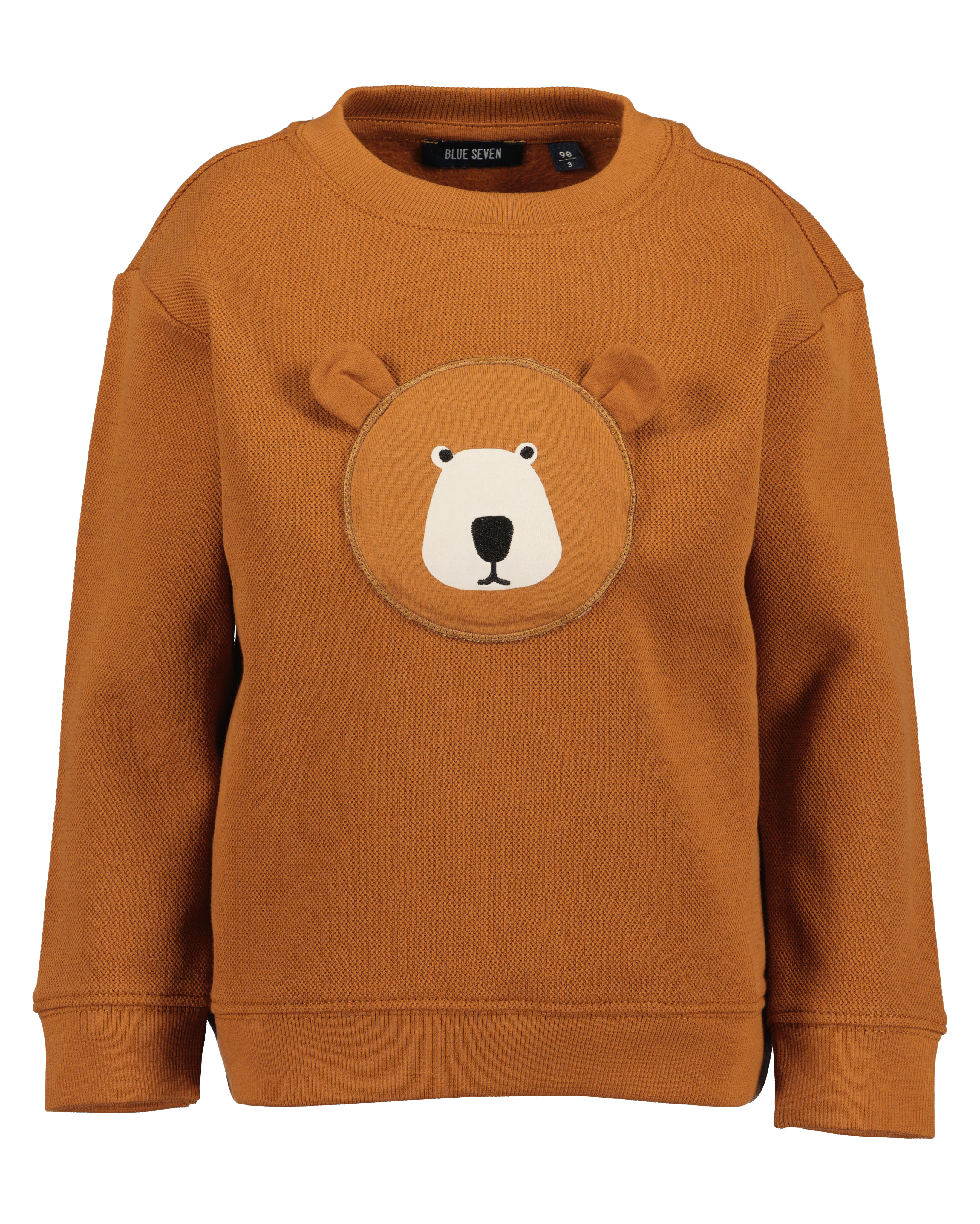 Pullover & Sweatshirts, blue seven, Braun – Besonderheit: 100% Baumwolle
