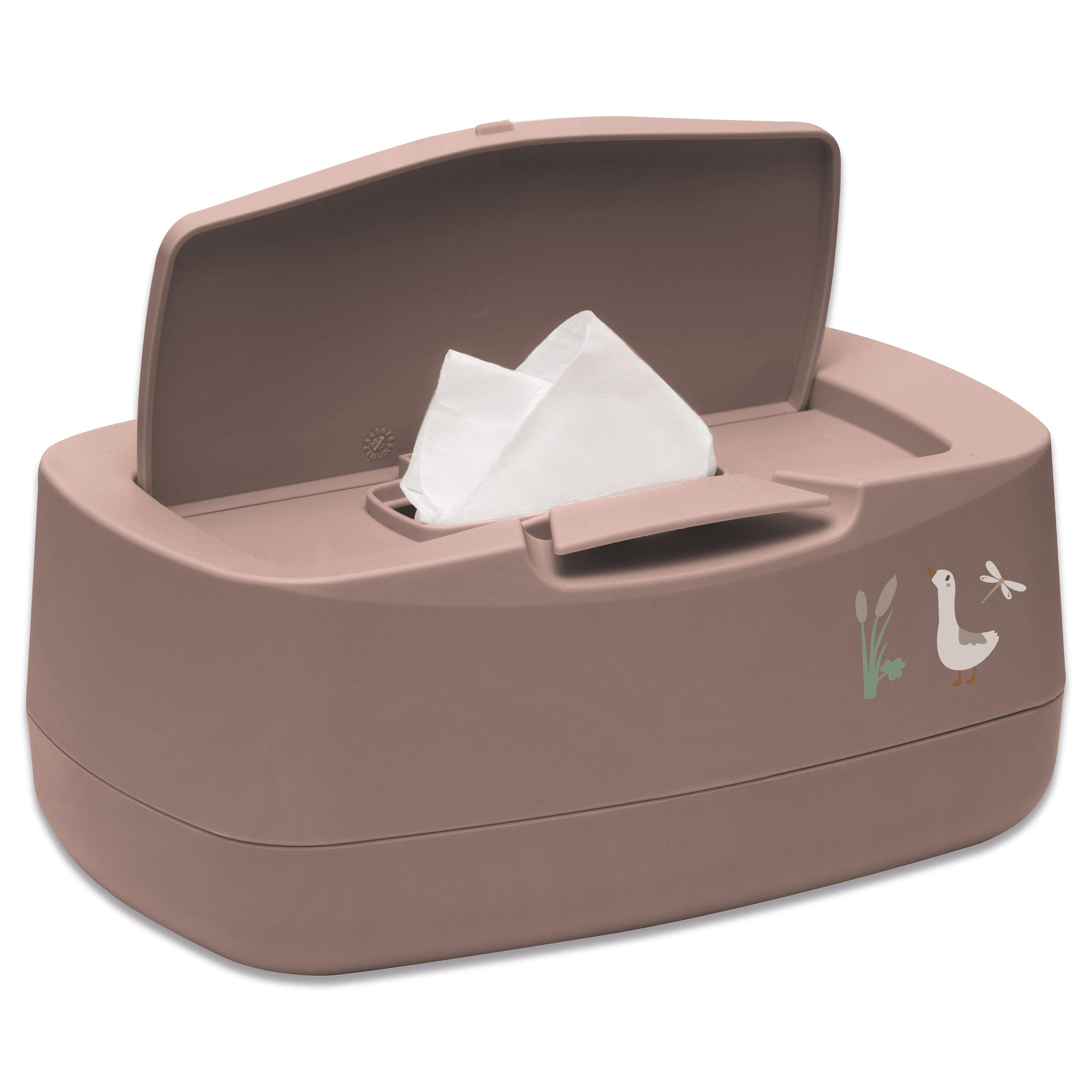 Feuchttücherboxen, bébé-jou, Braun – Produktansicht
