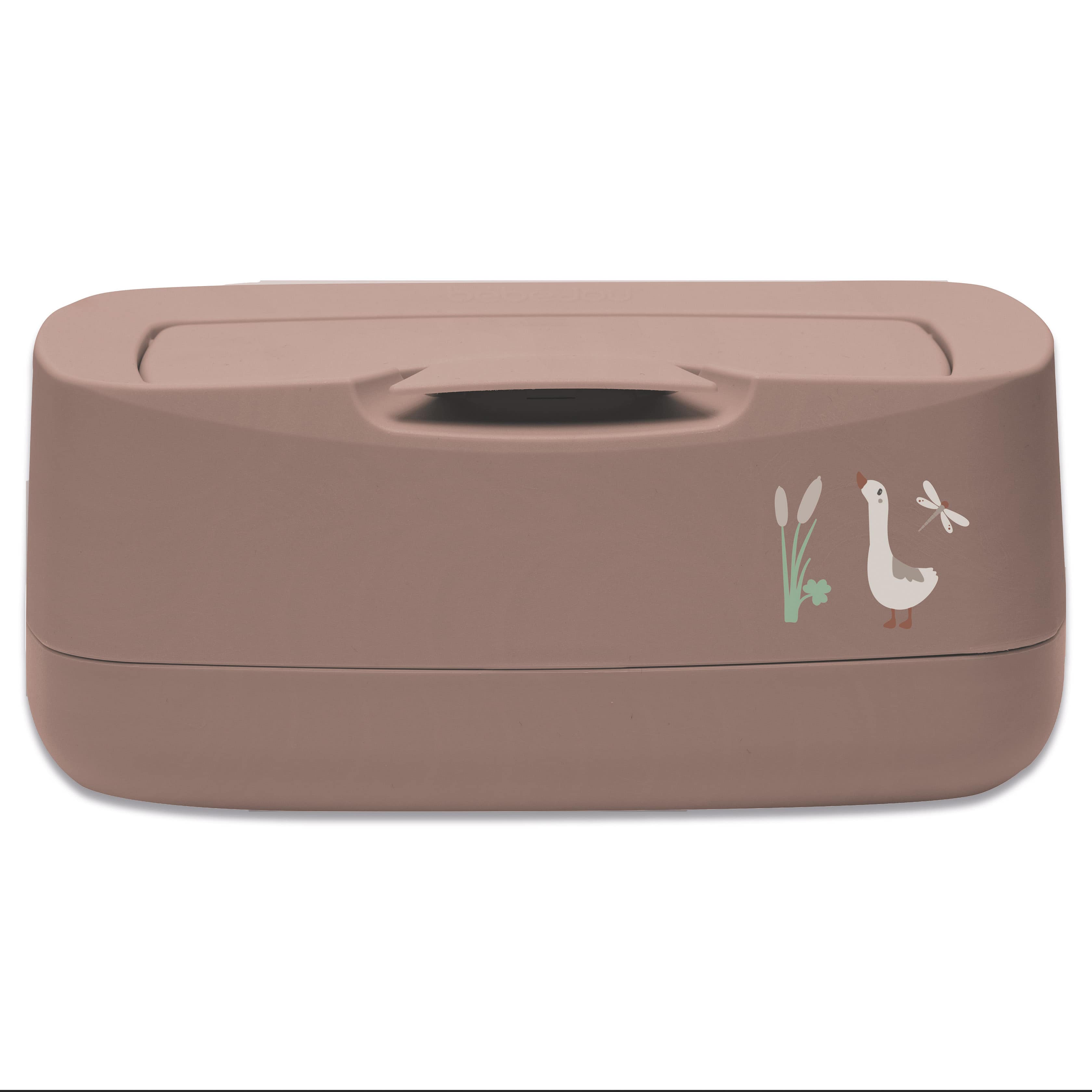 Feuchttücherboxen, bébé-jou, Braun – Besonderheit: leicht mit einer Hand zu öffnen