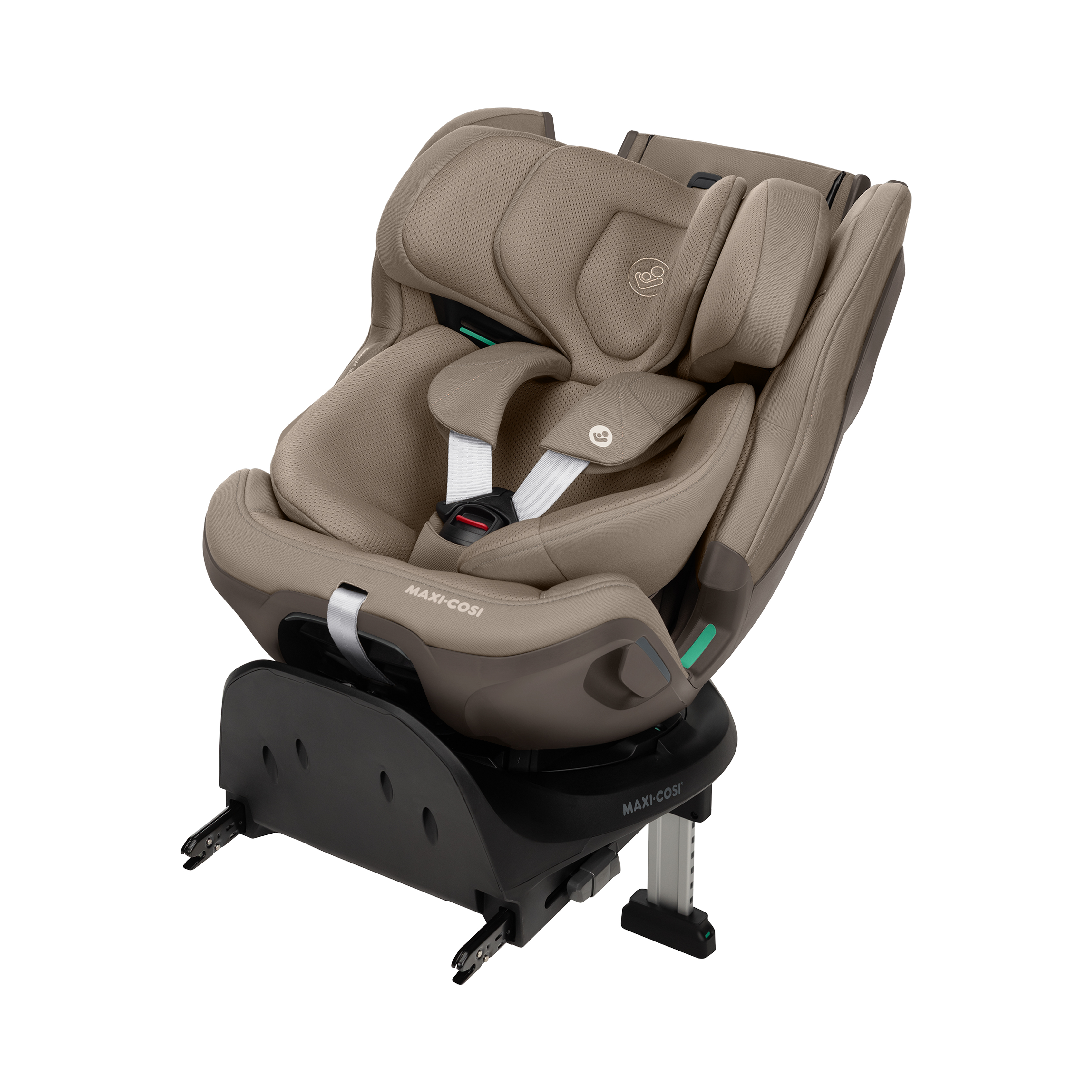Maxi-Cosi™ Gruppe 1/2/3, MAXI-COSI Premium, Orange – Besonderheit: 360° Rotationssystem sorgt für müheloses Drehen mit einer Hand