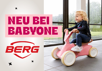 NEU BEI BABYONE: Berg. Kind auf Gokart (rosa).
