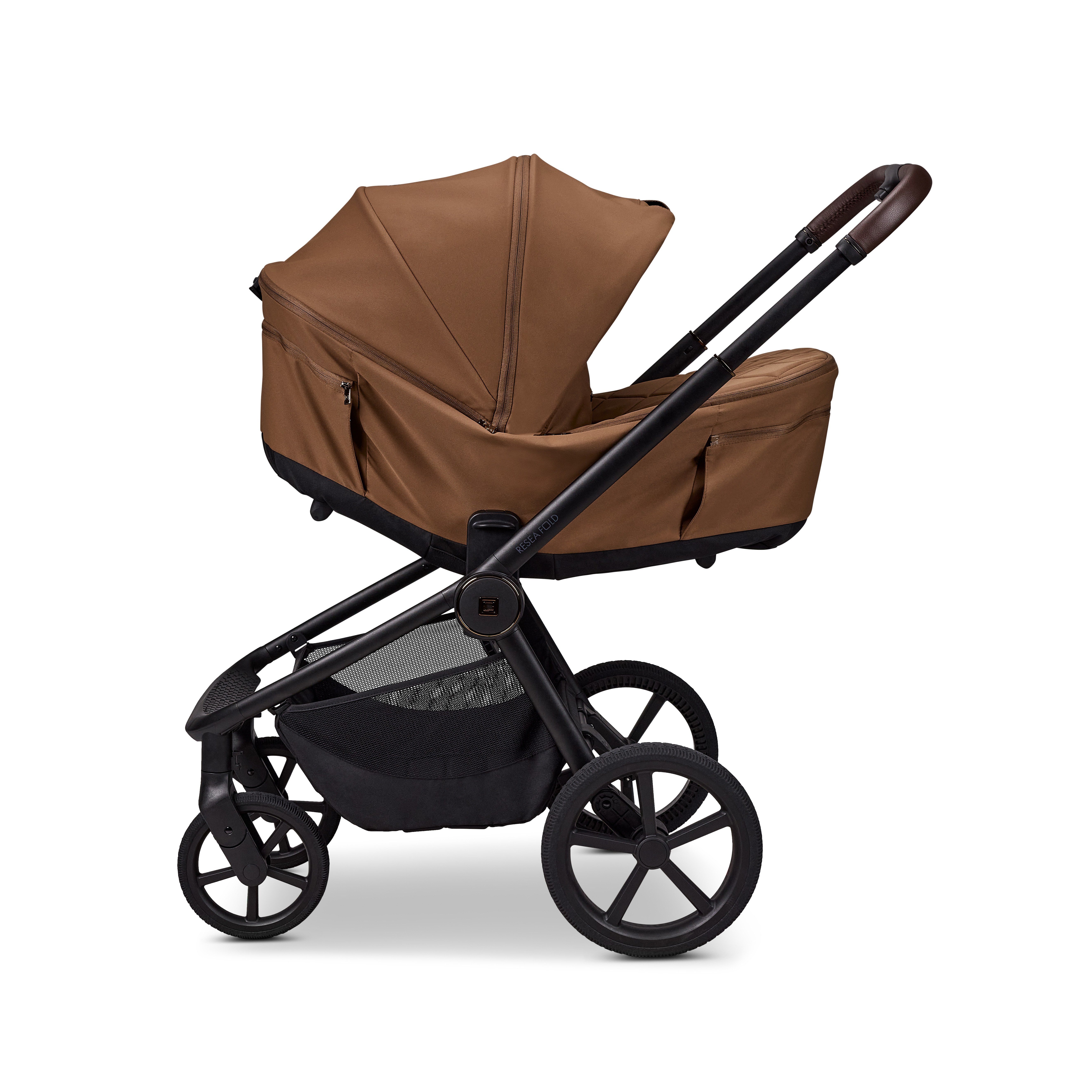 Kombi-Kinderwagen, MOON, Braun – Produktansicht
