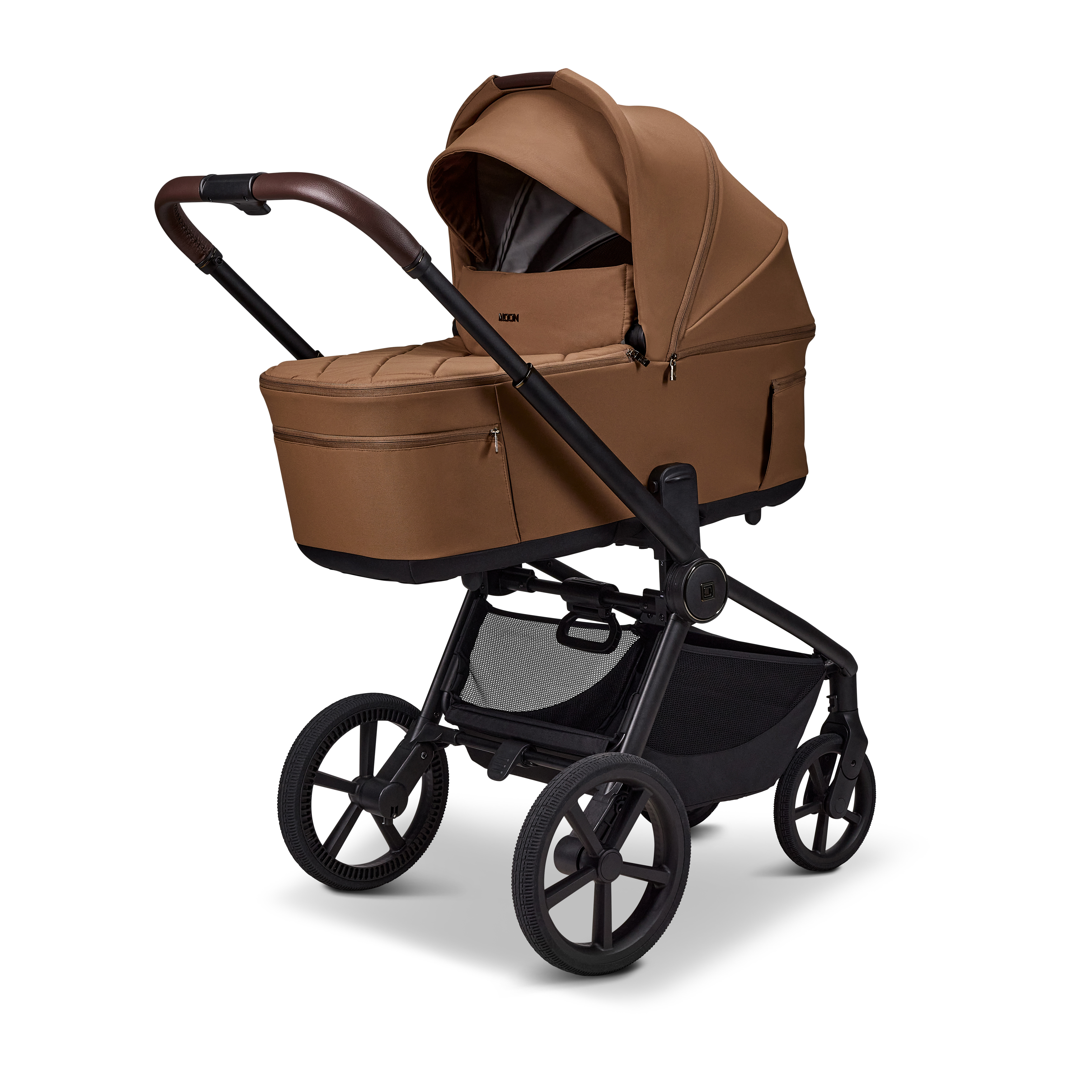 Kombi-Kinderwagen, MOON, Braun – Produktansicht