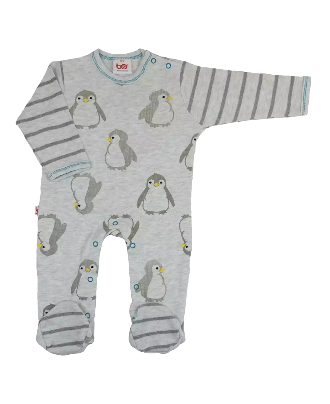 Schlafanzug Pinguin DIMO-TEX Grau 2004566178805 3