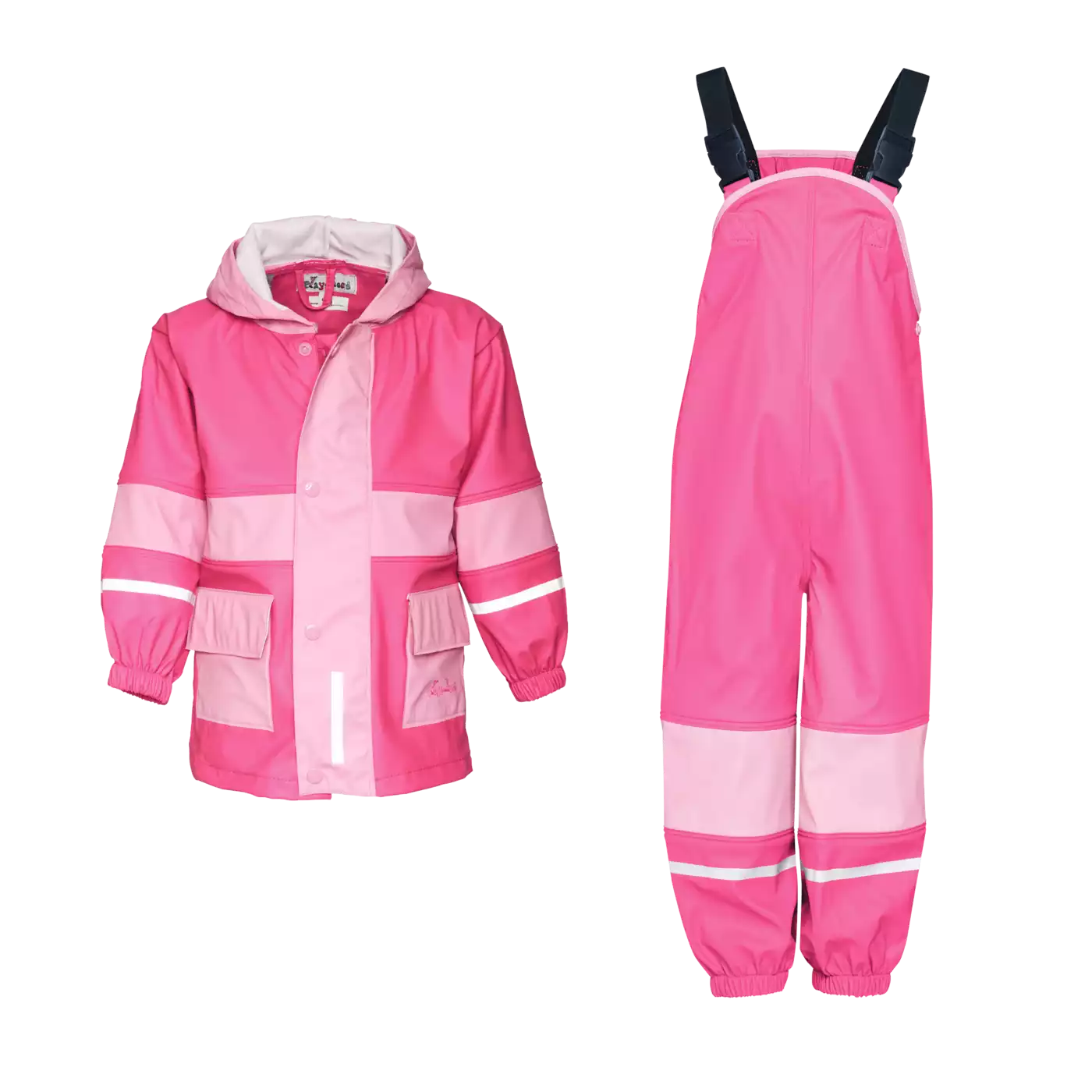 Regen-Anzug Basic pink/rose Playshoes Pink M2008562343601 1
