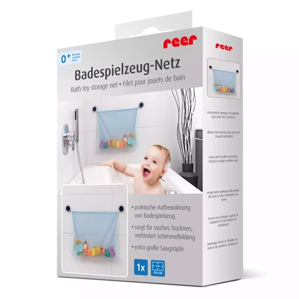 EYVRPAU Badespielzeug-Netz – Pinguin-Design – Hygienische Aufbewahrung Für Badewannenspielzeug – 35 X 45 Cm Mit 2 Haken