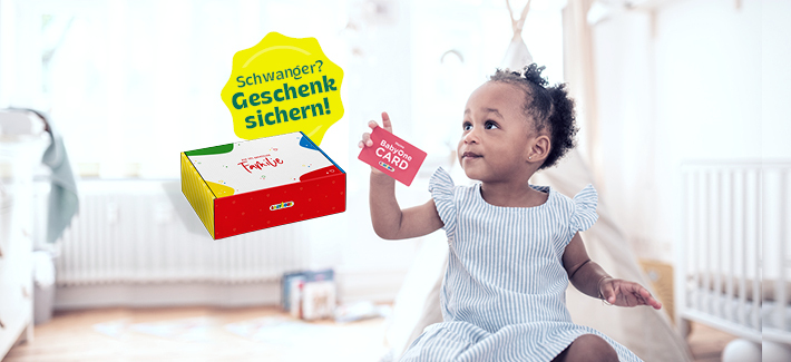 Schwanger? Zur BabyOne-Card anmelden, Geschenk sichern und Vorteile nutzen!