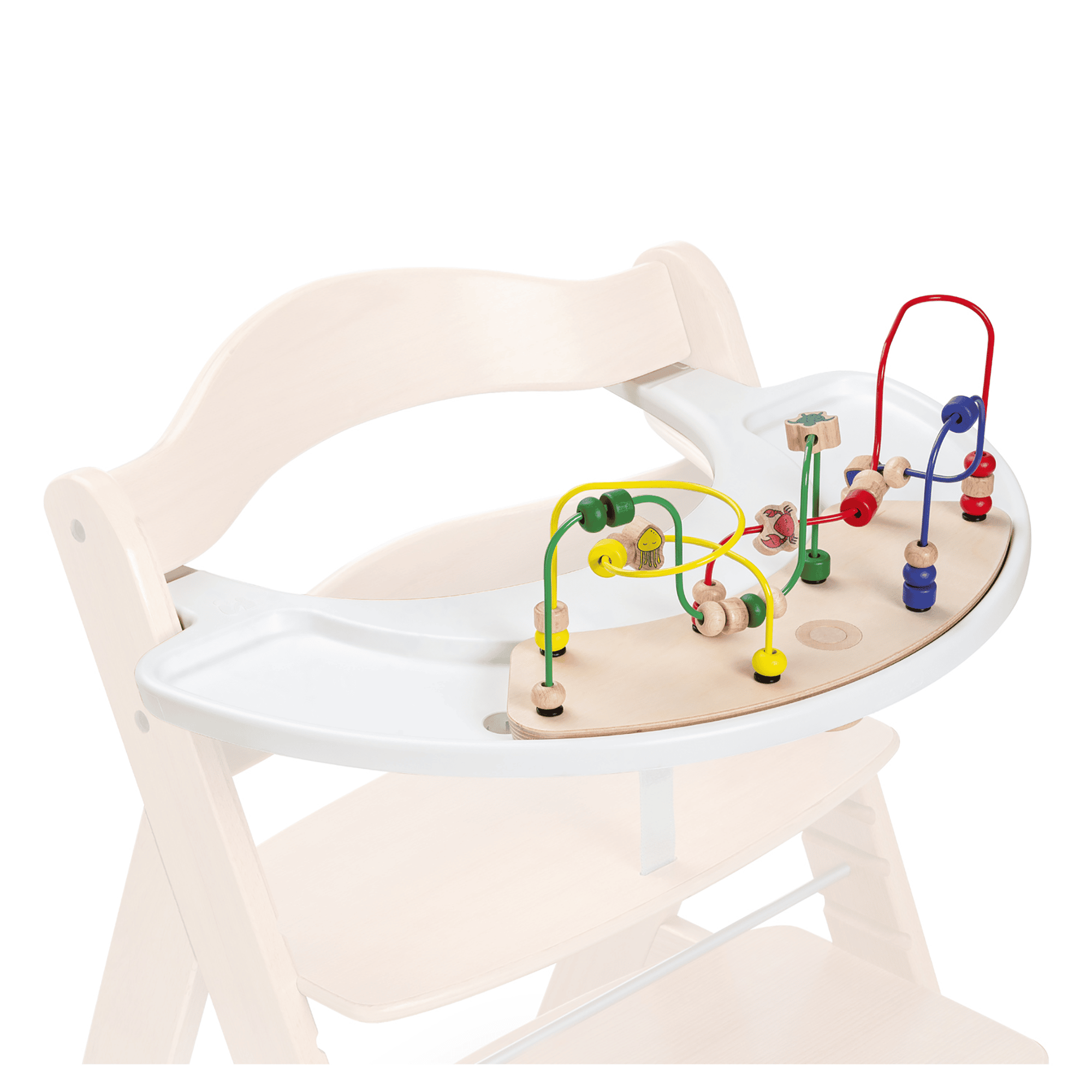 hauck Alpha Play Moving BabyOne | Set | Tray Water Animals Mehrfarbig White inkl. Play