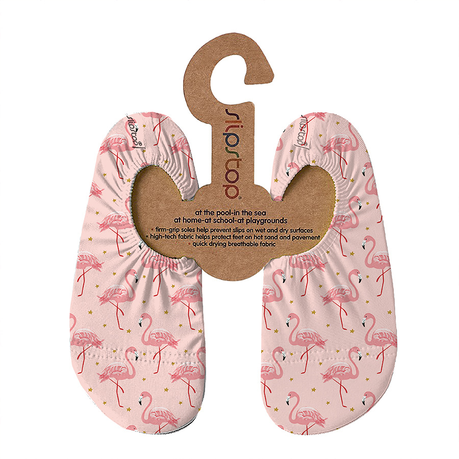 Badeschuhe, slipstop, Pink – Besonderheit: Sohle aus 13% Baumwolle