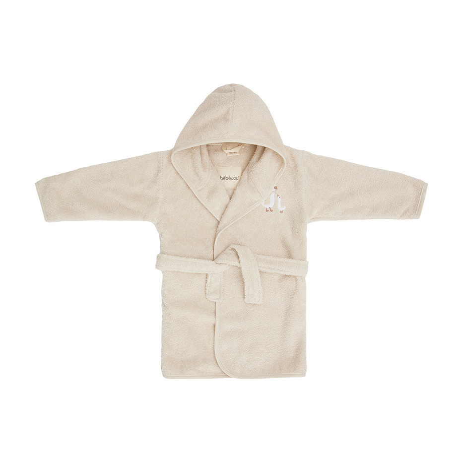 Bademäntel, bébé-jou, Beige – Besonderheit: aus 100% Baumwolle