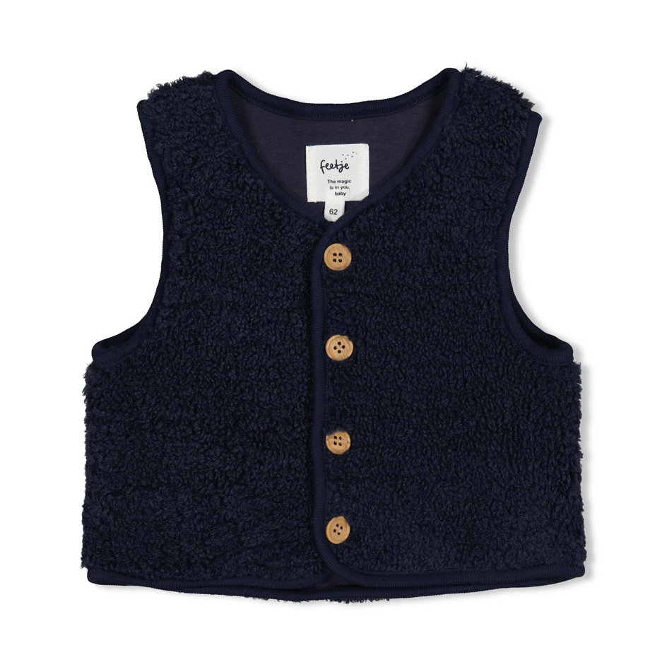 Westen, FEETJE, Blau – Besonderheit: aus Teddyfleece