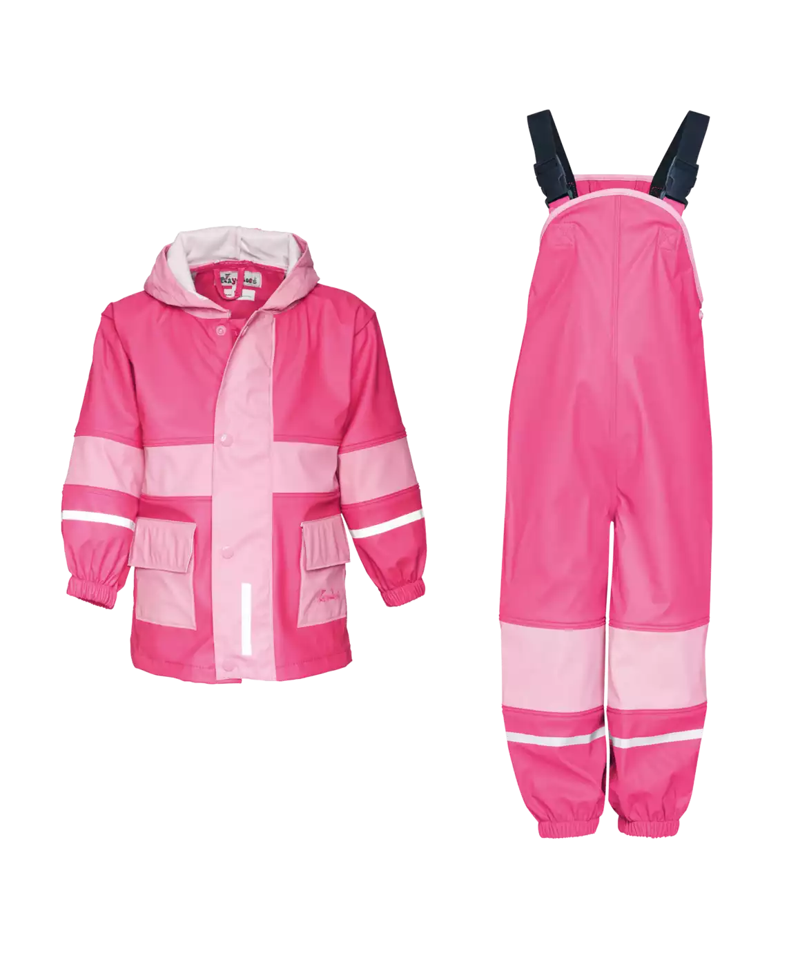 Regen-Anzug Basic pink/rose Playshoes Pink M2008562343601 3
