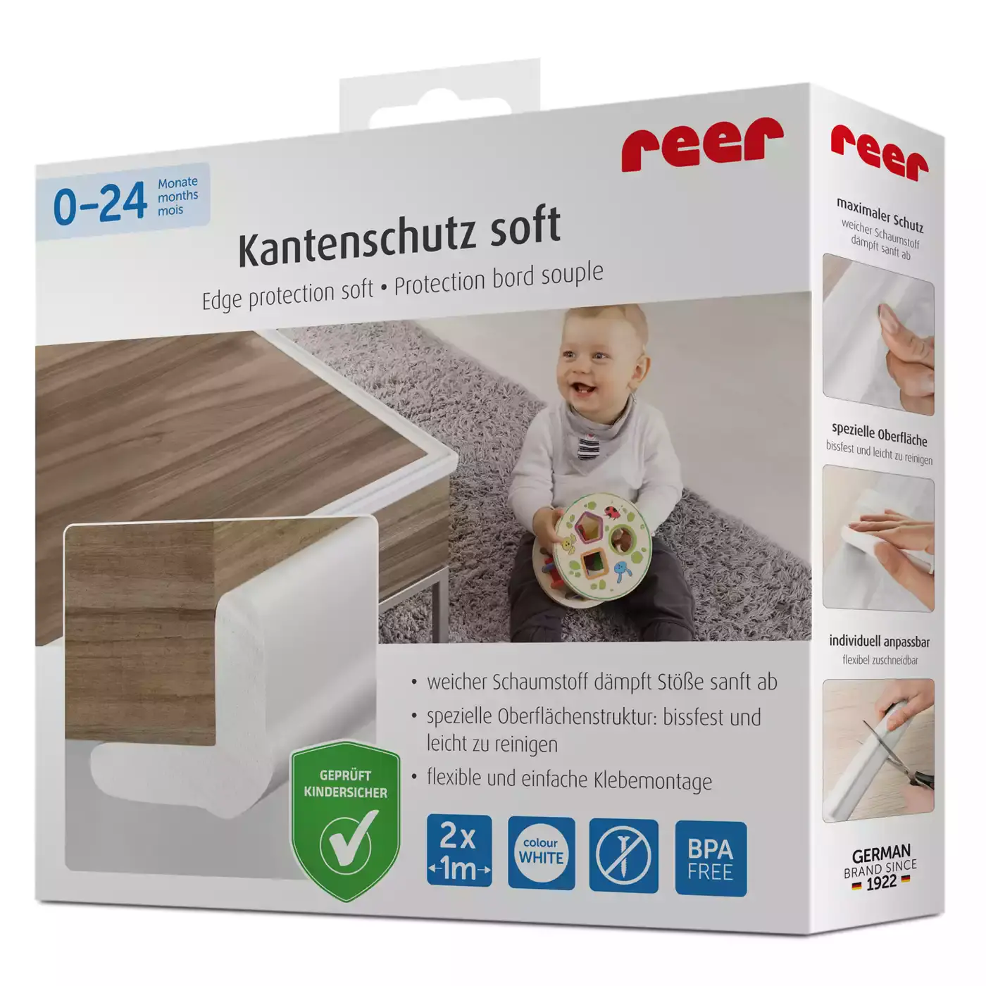 Romon 3M Kantenschutz Baby with 4 Ecken Kantenschutz,Transparent