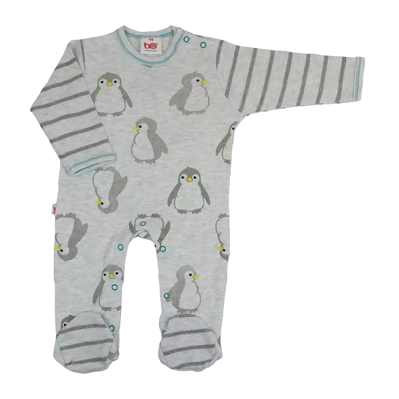 Schlafanzug Pinguin DIMO-TEX Grau M2004566178805 1