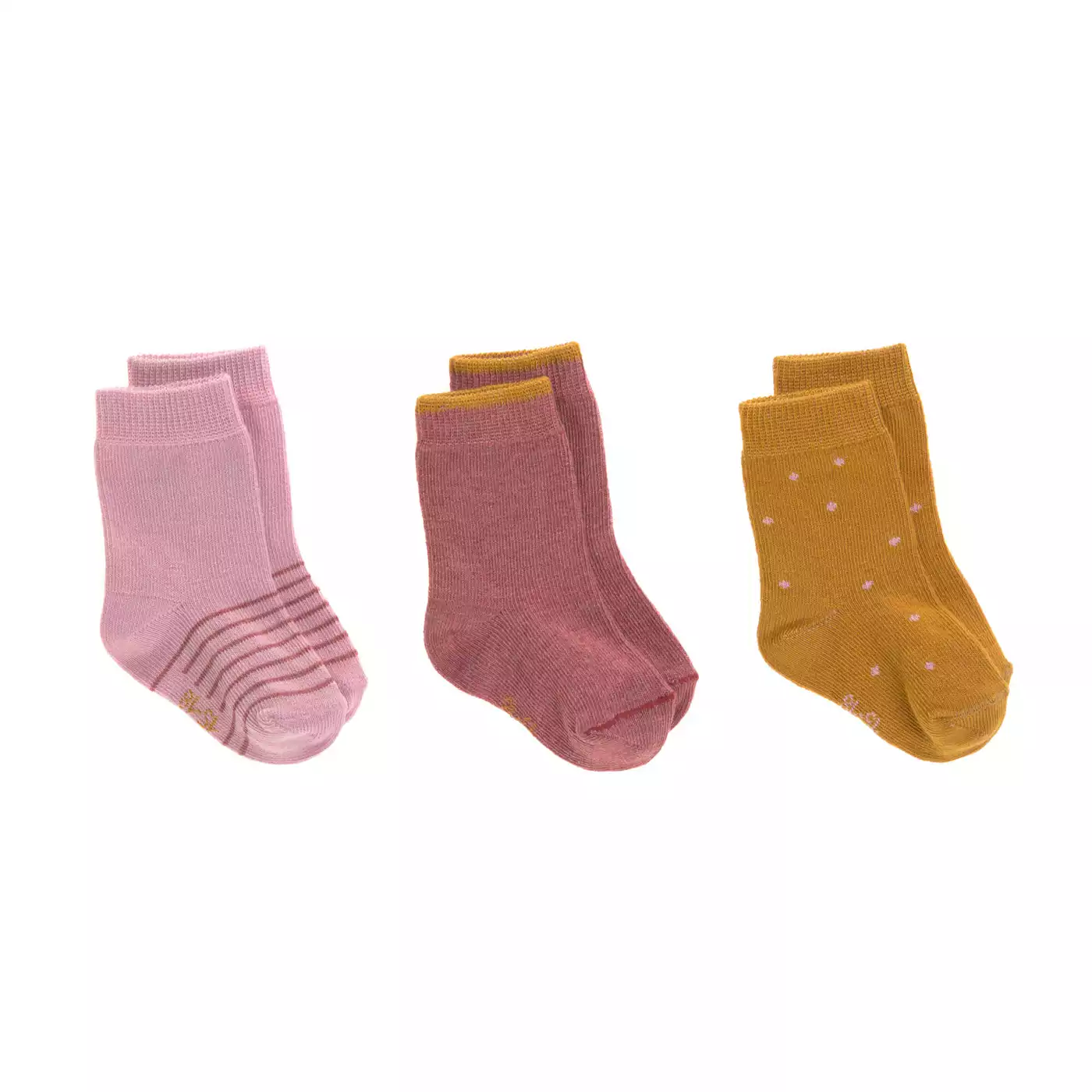 3er-Pack Socken LÄSSIG Pink Rosa M2003578429608 1