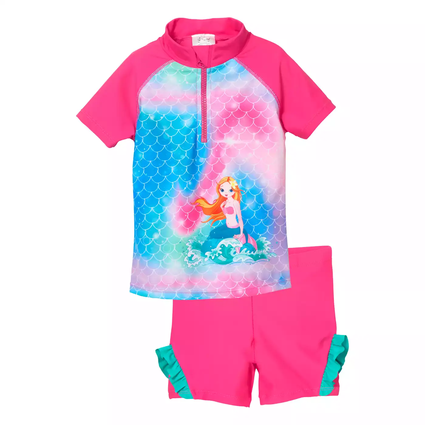 UV-Schutz Bade-Set Meerjungfrau Playshoes Pink Rosa M2022578109402 1